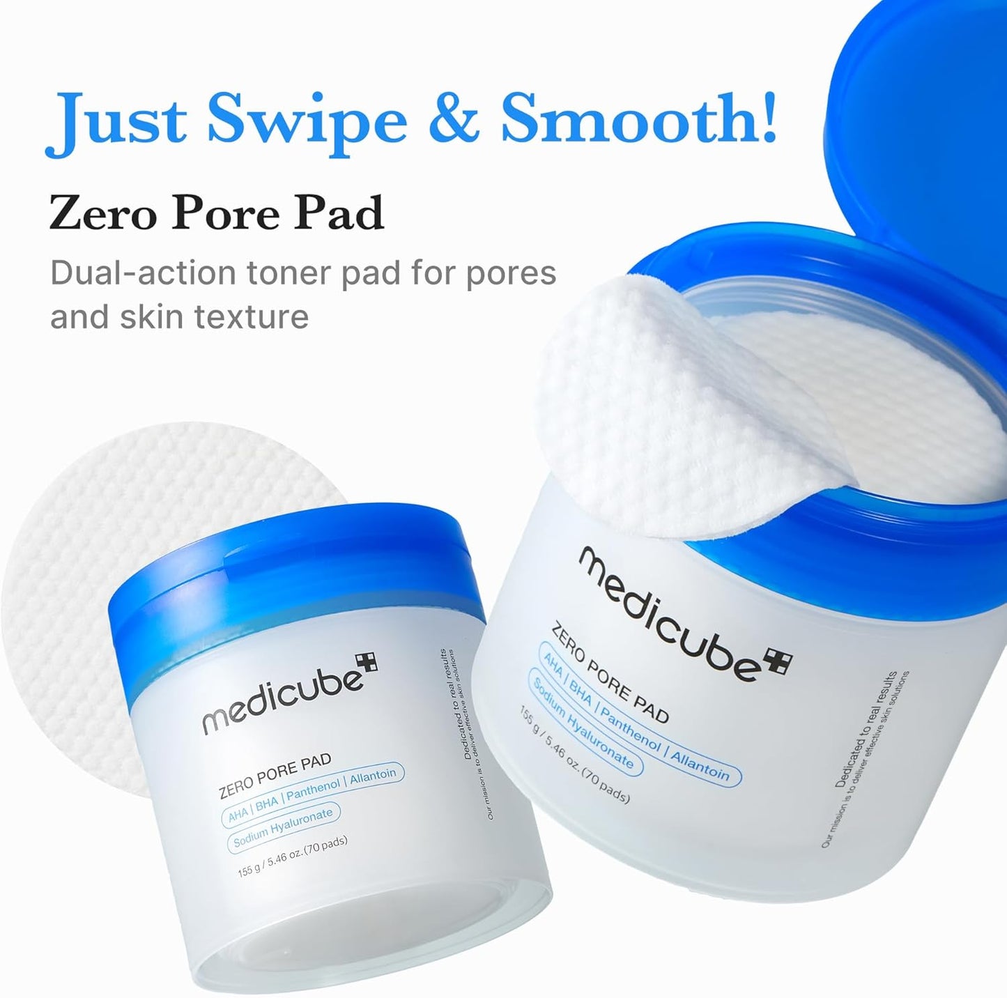 Pads Exfoliantes puntos negros Zero Pore – Medicube
