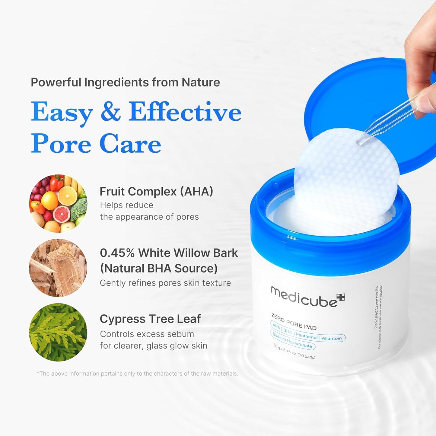 Pads Exfoliantes puntos negros Zero Pore – Medicube
