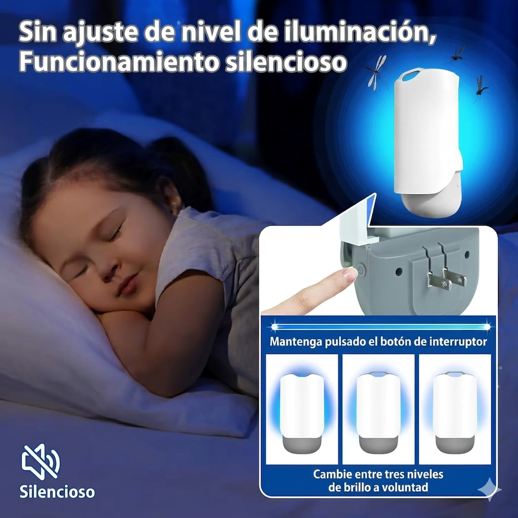 Trampa de Insectos 1 Base Enchufable + 4 cartuchos Gratis