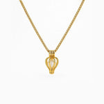 Collar con Perla Genuina - Acero Inoxidable de Alta Calidad